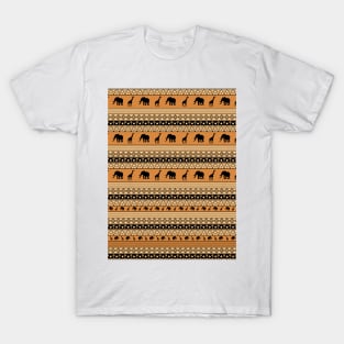 Ethnic Inspirations (Sand and Black) T-Shirt